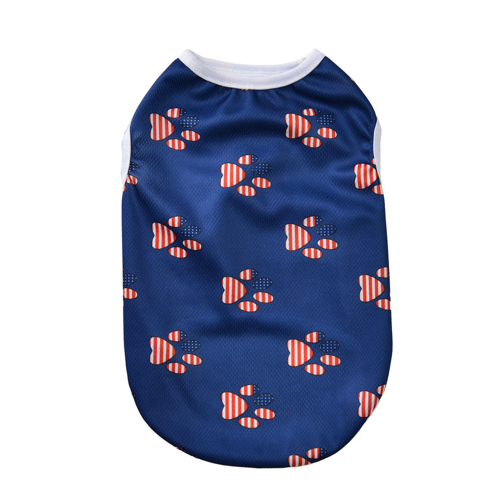 Barky Dog Shirt | Lightweight Cotton, Patriotic Design for French Bulldogs 10