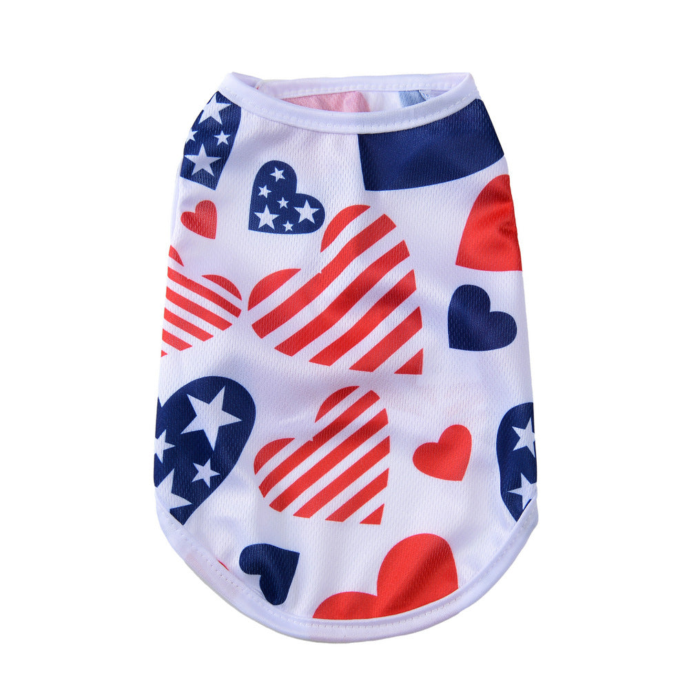 Barky Dog Shirt | Lightweight Cotton, Patriotic Design for French Bulldogs 11