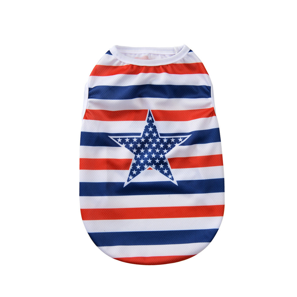 Barky Dog Shirt | Lightweight Cotton, Patriotic Design for French Bulldogs 14