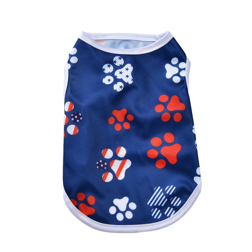 Barky Dog Shirt | Lightweight Cotton, Patriotic Design for French Bulldogs 15