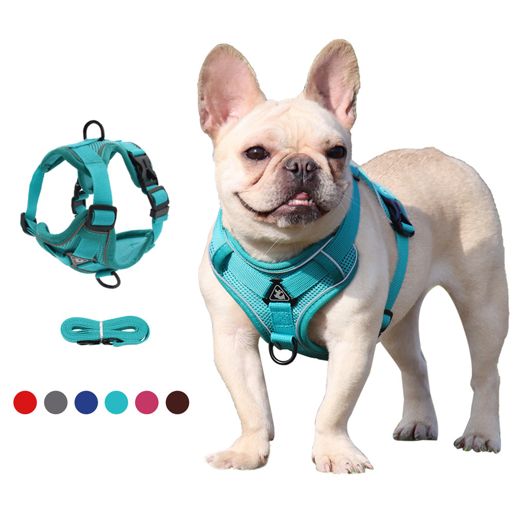 Fido Dog Harness | No Pull, Adjustable with Handle for French Bulldogs 1