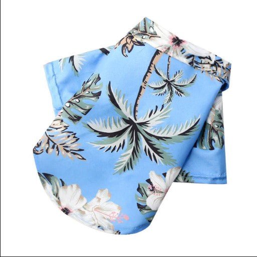 Fido Dog Hawaiian Shirt | Lightweight Polyester, Vibrant Tropical Print 3