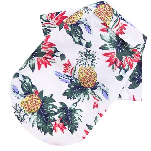 Fido Dog Hawaiian Shirt | Lightweight Polyester, Vibrant Tropical Print 4