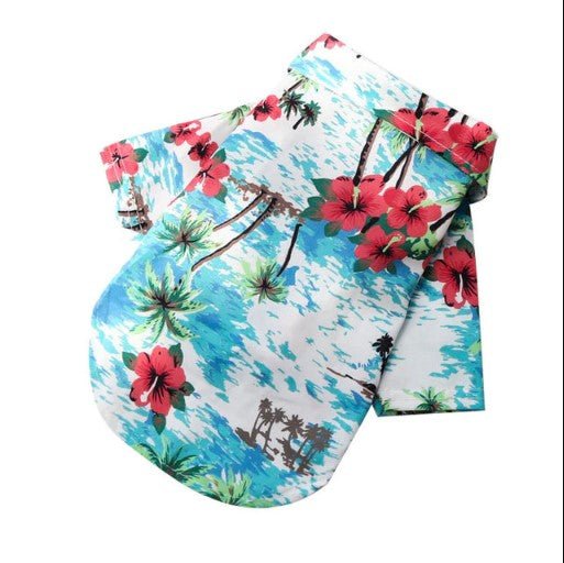 Fido Dog Hawaiian Shirt | Lightweight Polyester, Vibrant Tropical Print 5