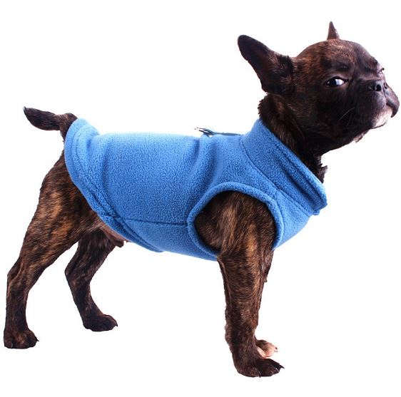 Fido Dog Vest | Warm Fleece, Easy Pullover for French Bulldogs 2