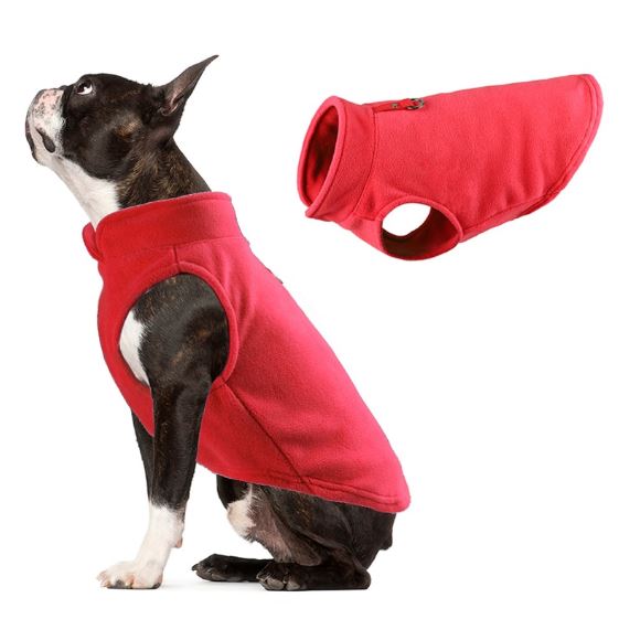Fido Dog Vest | Warm Fleece, Easy Pullover for French Bulldogs 3