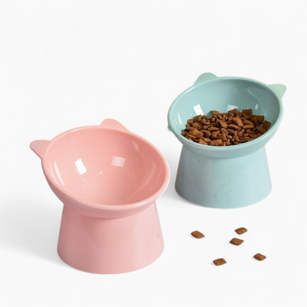 Fido Elevated Dog Bowl | Anti-Collision, Neck Support for Flat-Faced Breeds 1