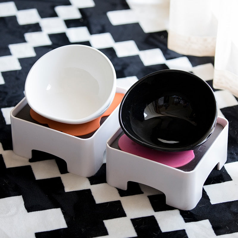 Fido Elevated Dog Bowl | Ceramic, Adjustable Design for French Bulldogs 8