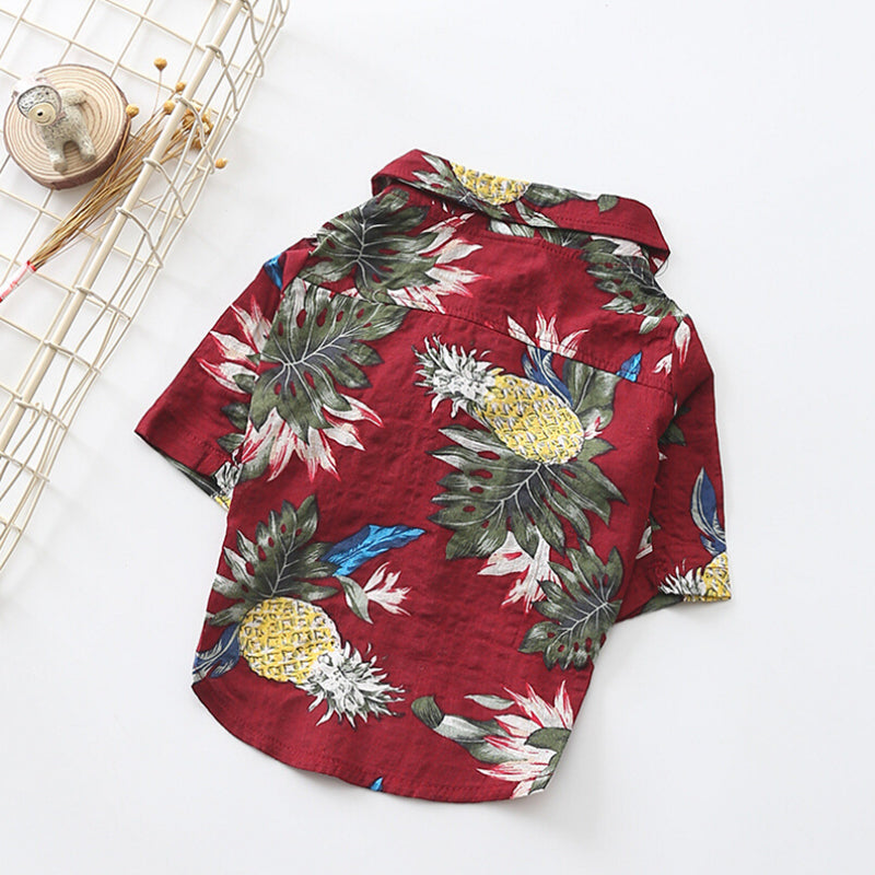 Fido Hawaiian Dog Shirt | Breathable Cotton, Easy Slip-On Design 3