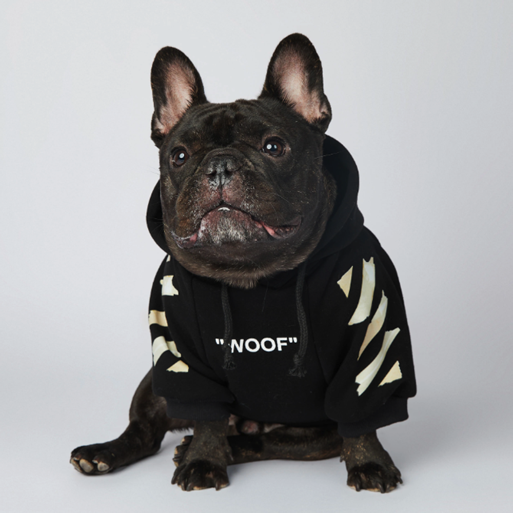 Fido Woof Dog Hoodie | Premium Cotton, Stylish Design for French Bulldogs 2