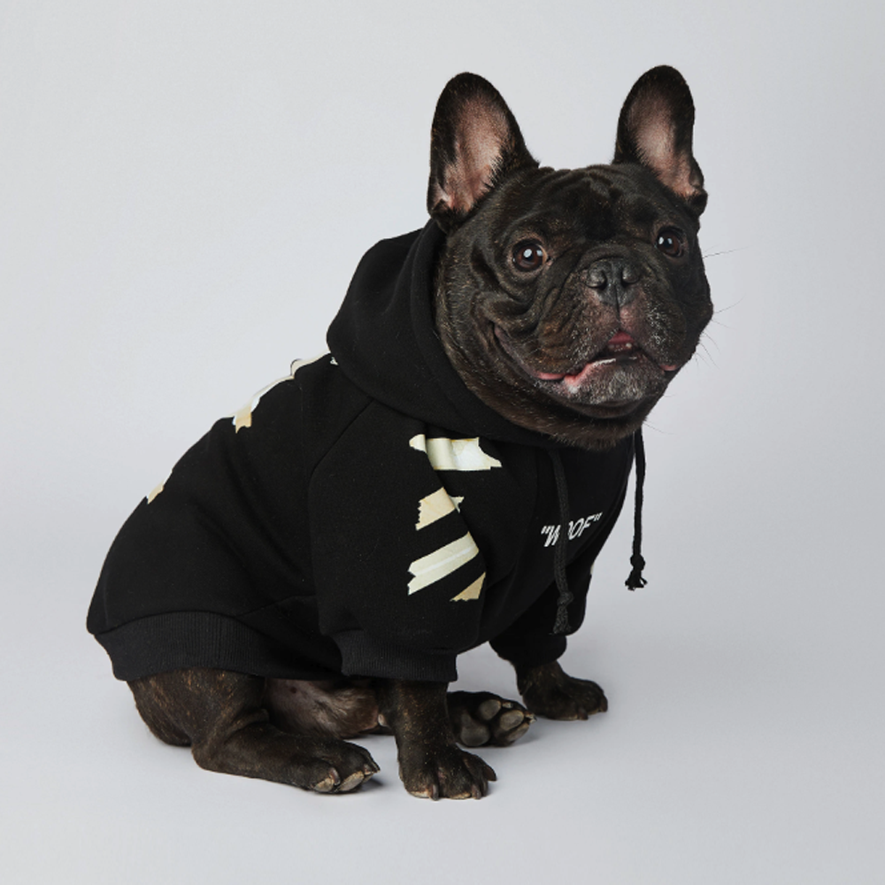 Fido Woof Dog Hoodie | Premium Cotton, Stylish Design for French Bulldogs 5