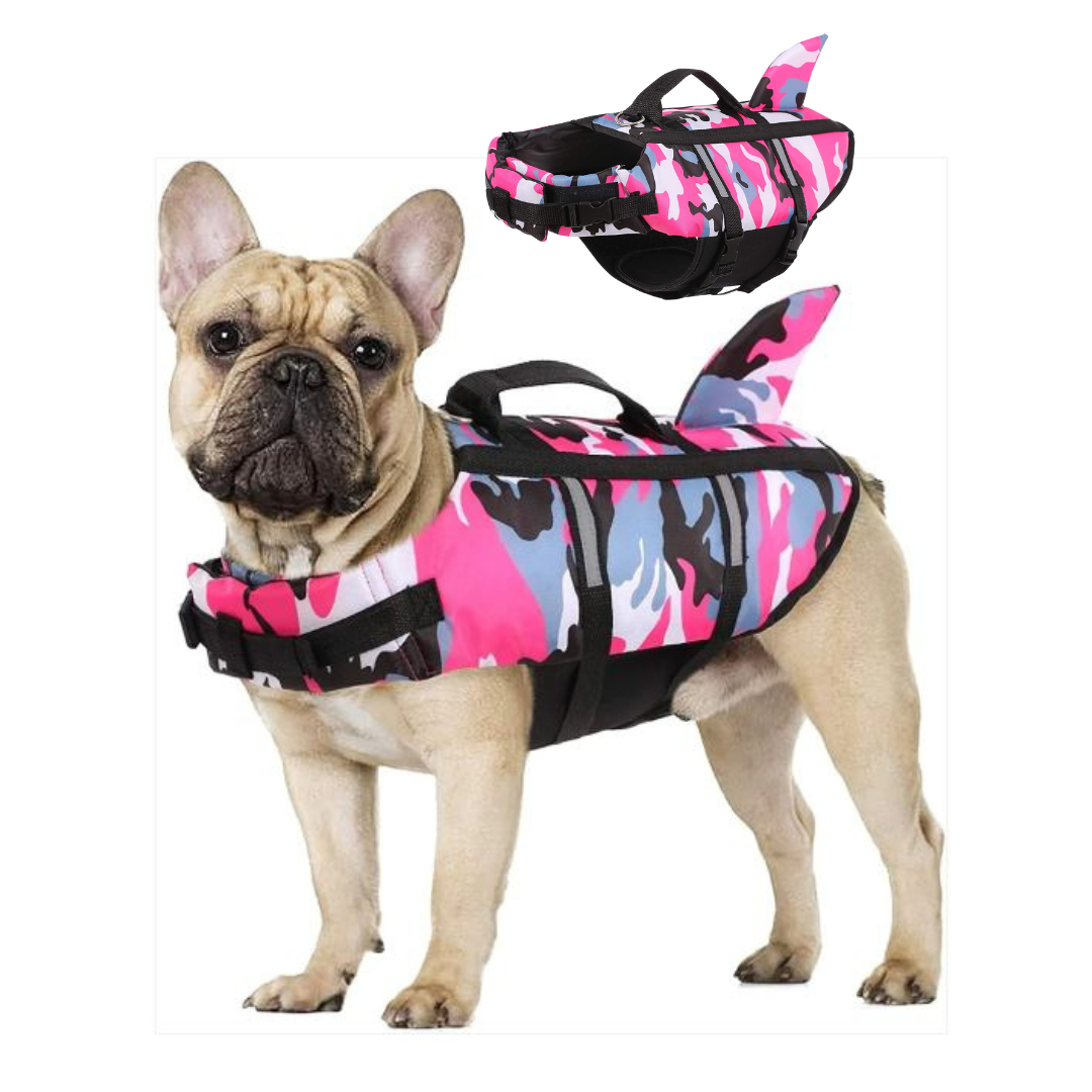 Finn Dog Life Jacket | Adjustable, High-Density Buoyancy Cotton, Reflective Strips 0