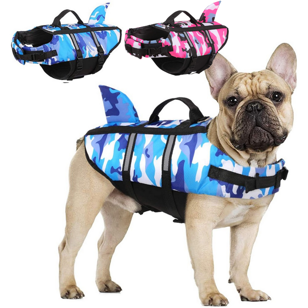 Finn Dog Life Jacket | Adjustable, High-Density Buoyancy Cotton, Reflective Strips 1