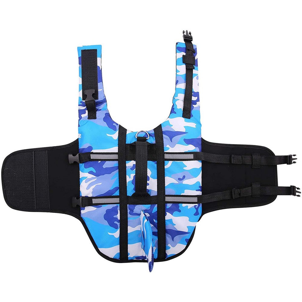 Finn Dog Life Jacket | Adjustable, High-Density Buoyancy Cotton, Reflective Strips 6