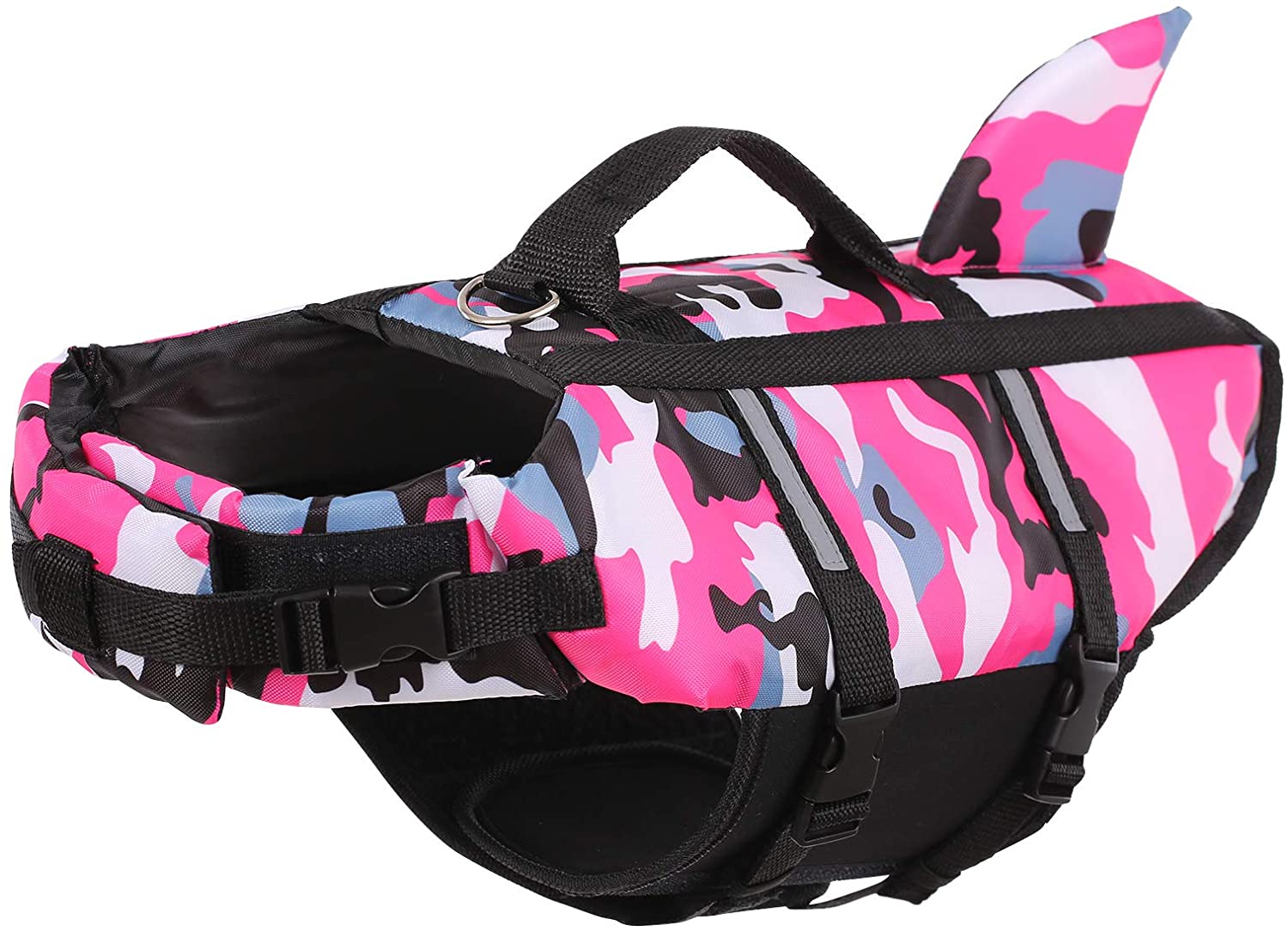 Finn Dog Life Jacket | Adjustable, High-Density Buoyancy Cotton, Reflective Strips 7