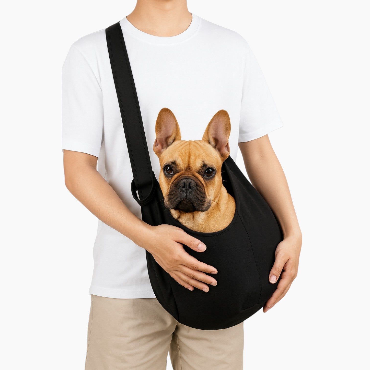 Frenzy Dog Carrier Bag | Ergonomic, Lightweight Sling for Small Dogs 9