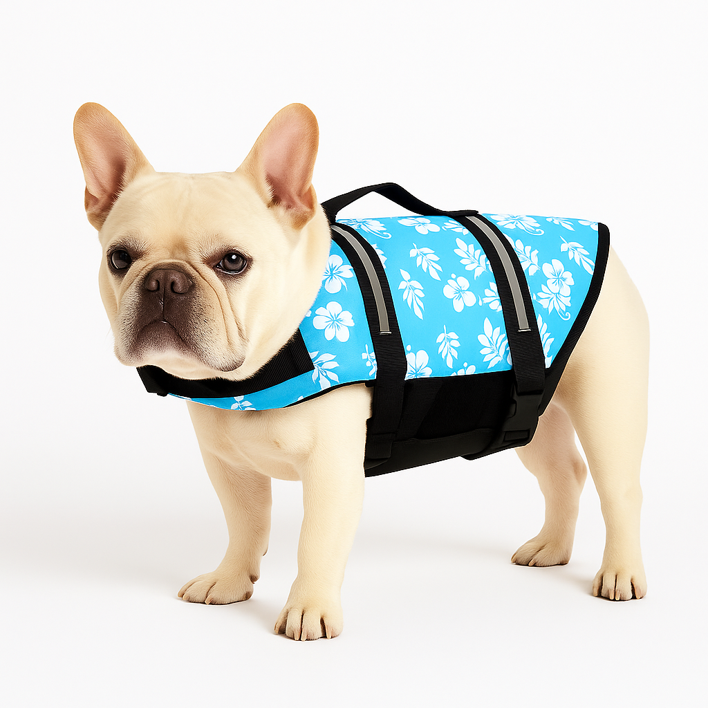 Frodo Dog Life Jacket | Lightweight, Adjustable Swim Vest with Reflective Accents 0