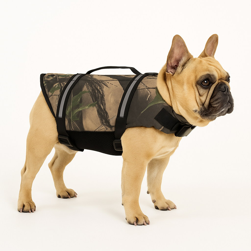 Frodo Dog Life Jacket | Lightweight, Adjustable Swim Vest with Reflective Accents 1