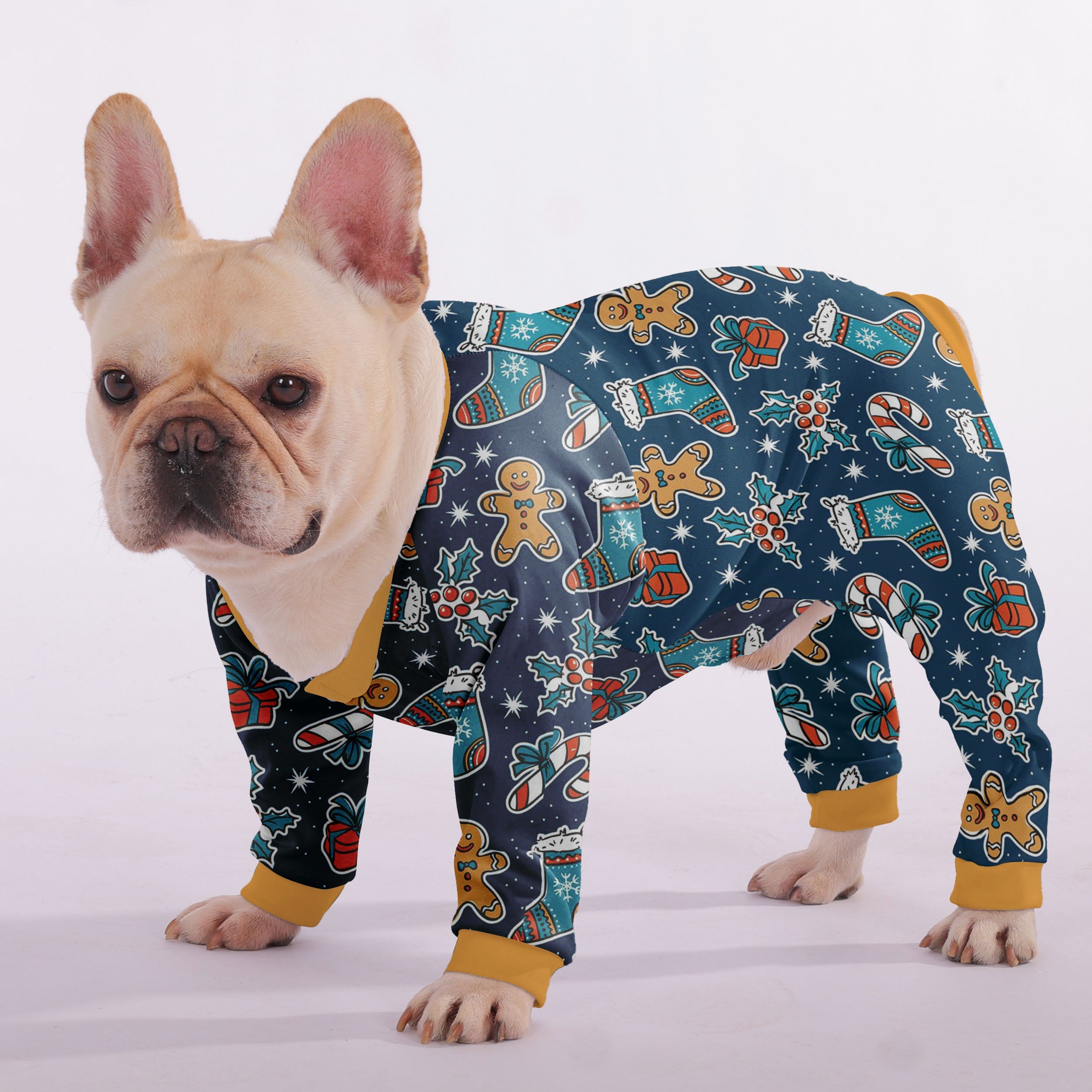 Frodo Dog Pajamas | Soft, Breathable Fabric, Full-Body Coverage for French Bulldogs 0