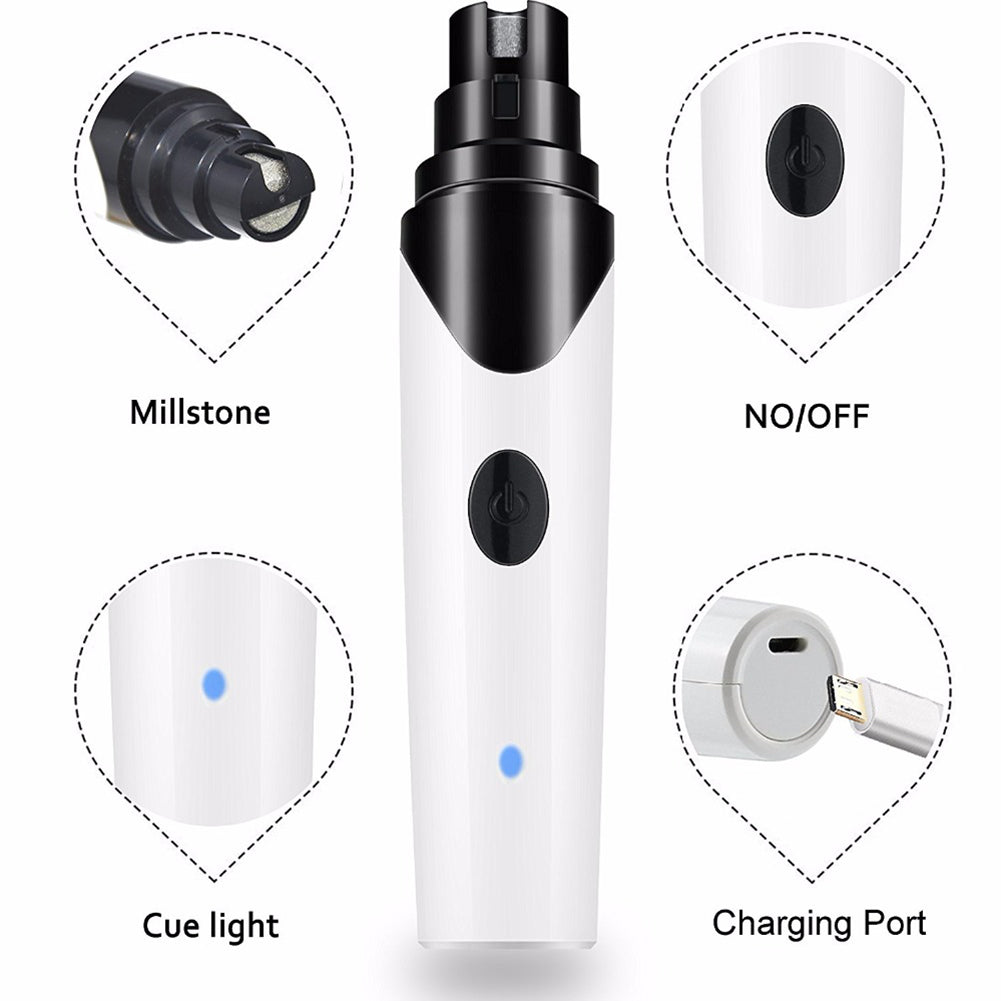 Nailify Dog Nail Grinder | Mute Technology, USB Rechargeable, Pet Nail Trimmer 2