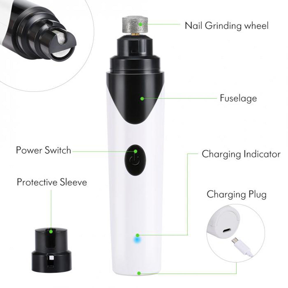 Nailify Dog Nail Grinder | Mute Technology, USB Rechargeable, Pet Nail Trimmer 4