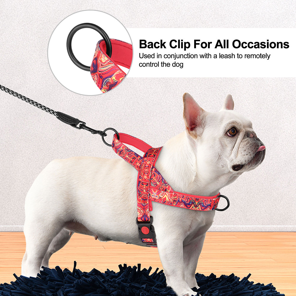 PawPrint No Pull Dog Harness | Adjustable, Escape-Proof for French Bulldogs 1