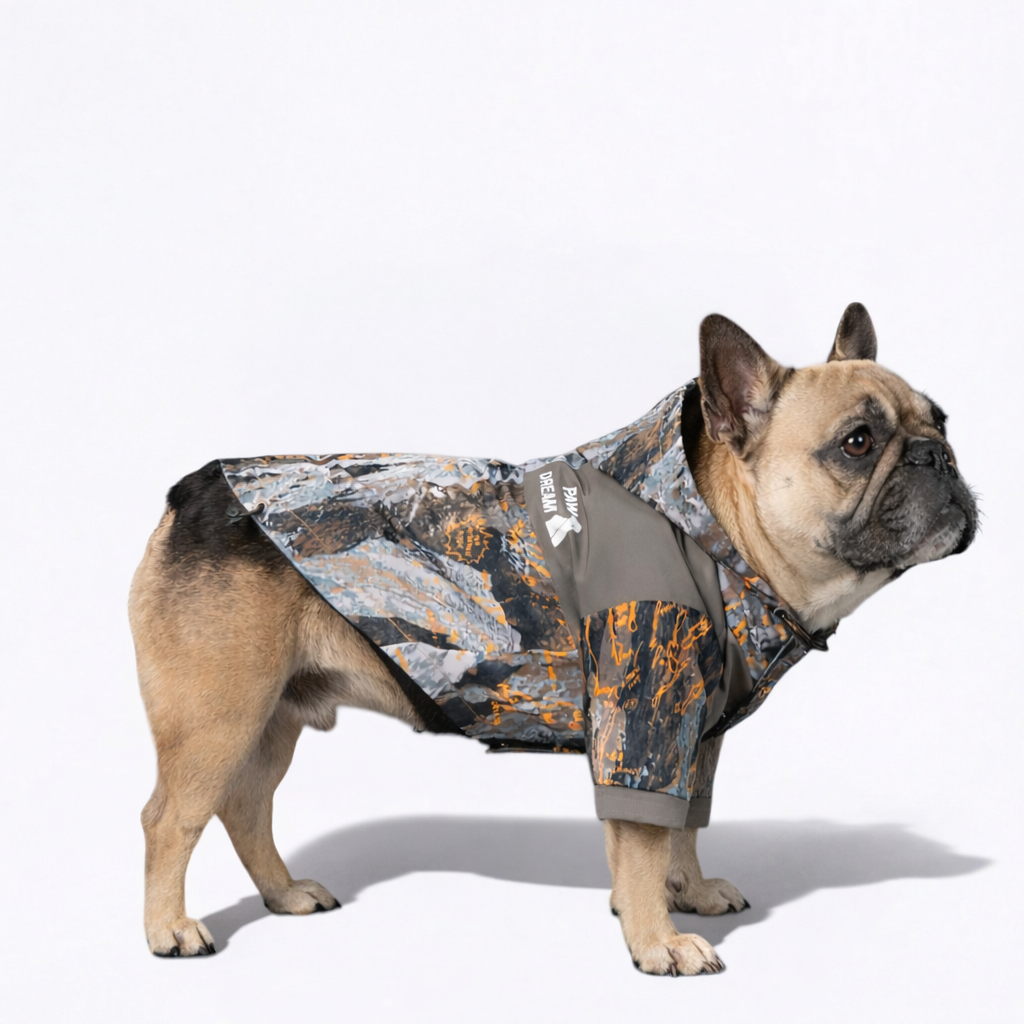 Tango Dog Raincoat | Waterproof Camouflage with Adjustable Hood 1