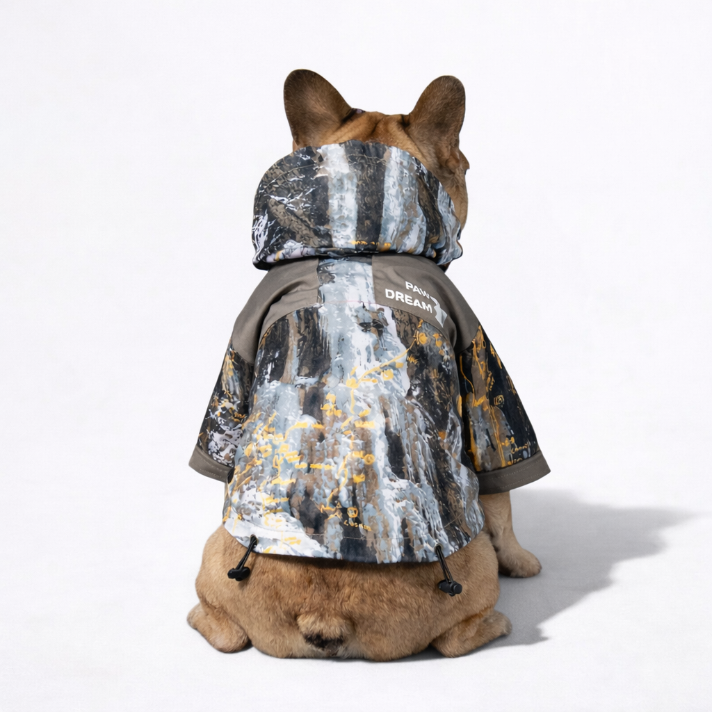 Tango Dog Raincoat | Waterproof Camouflage with Adjustable Hood 2