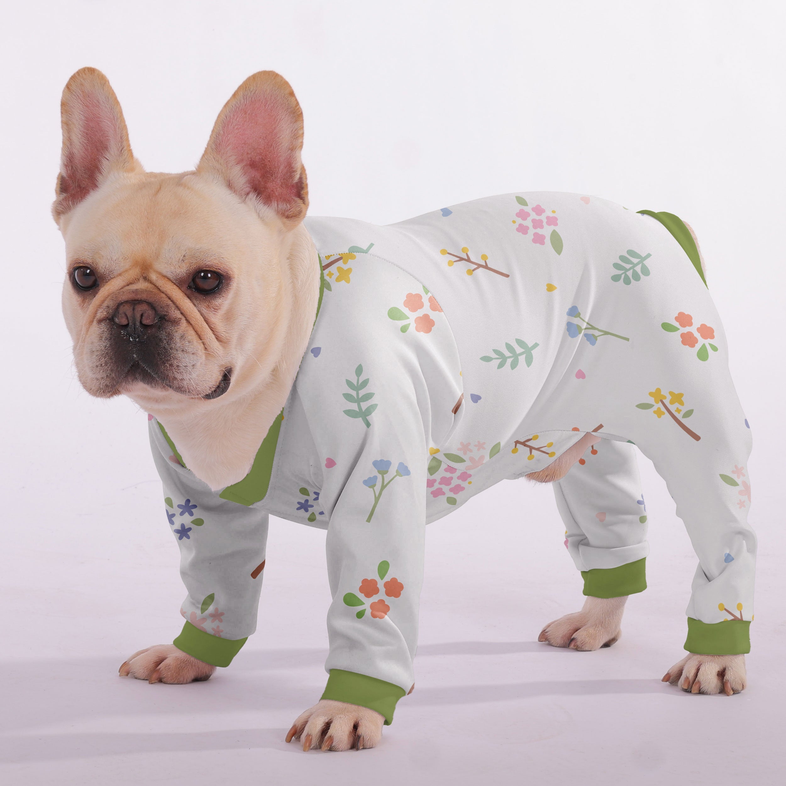 Aspen Dog Pajamas | Soft, Cozy Onesie for French Bulldogs 0