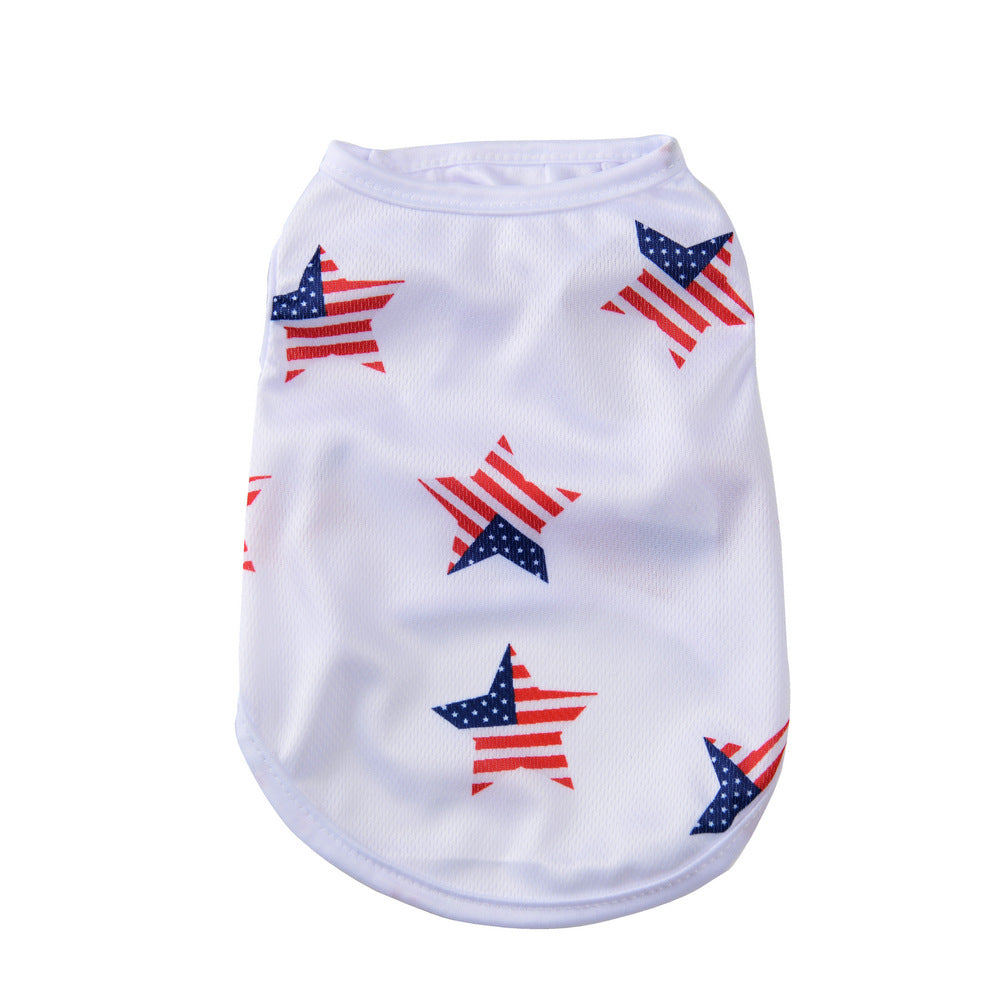 Barky Dog Shirt | Lightweight Cotton, Patriotic Design for French Bulldogs 16