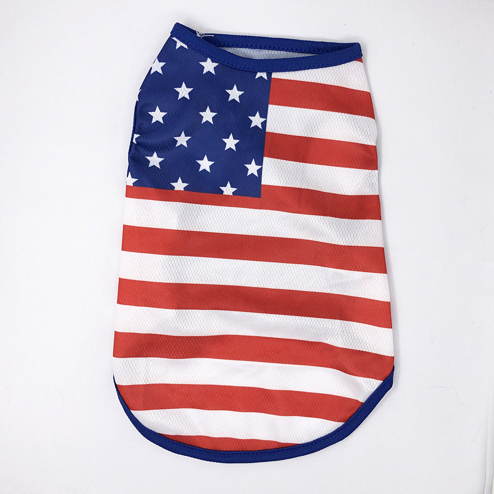 Barky Dog Shirt | Lightweight Cotton, Patriotic Design for French Bulldogs 5