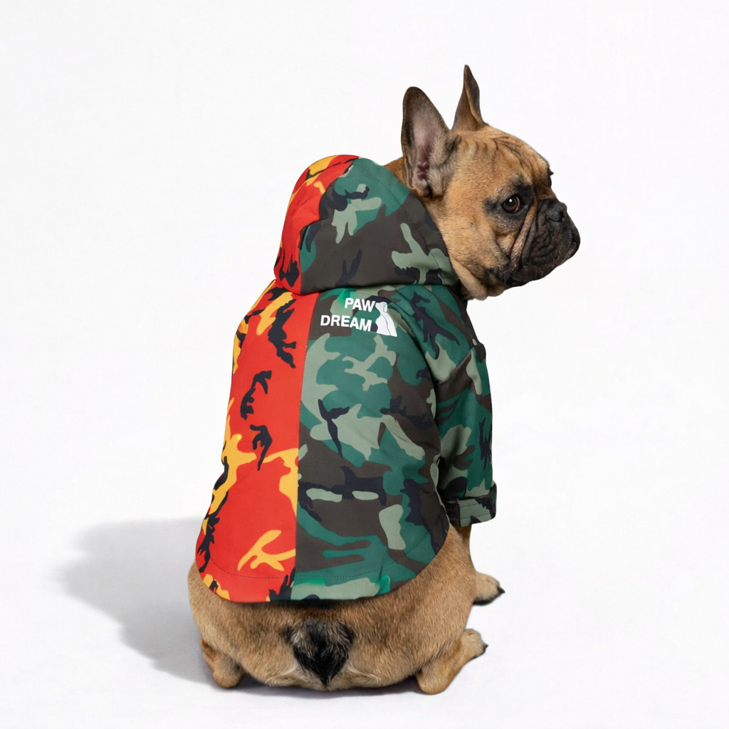 CamoFren Frenchie Raincoat | Waterproof Dog Jacket with Adjustable Fit 2