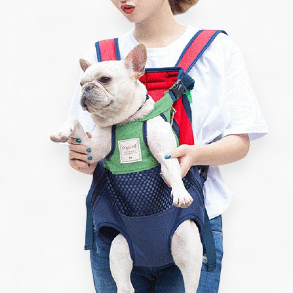 Fido Dog Carrier Bag | Ergonomic, Breathable for Small Dogs 0
