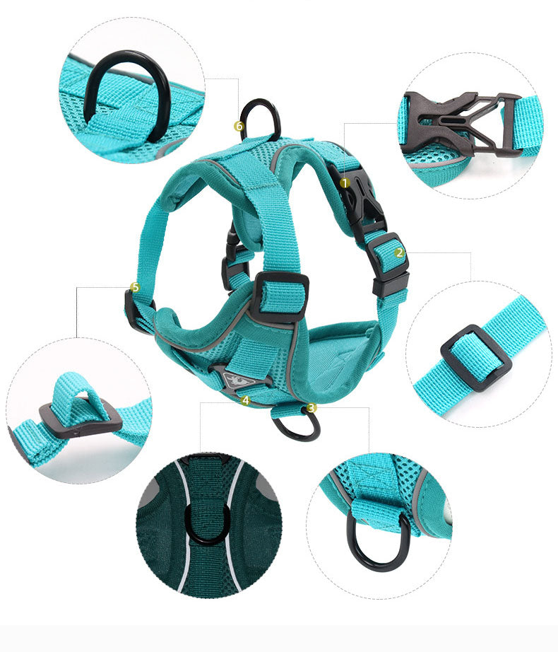 Fido Dog Harness | No Pull, Adjustable with Handle for French Bulldogs 6