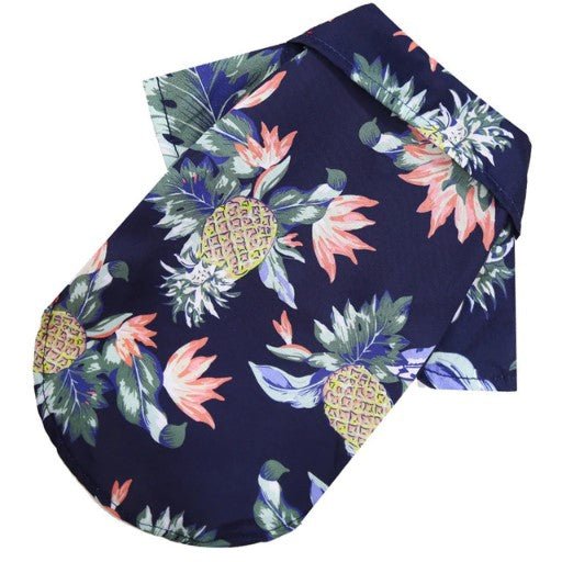 Fido Dog Hawaiian Shirt | Lightweight Polyester, Vibrant Tropical Print 6