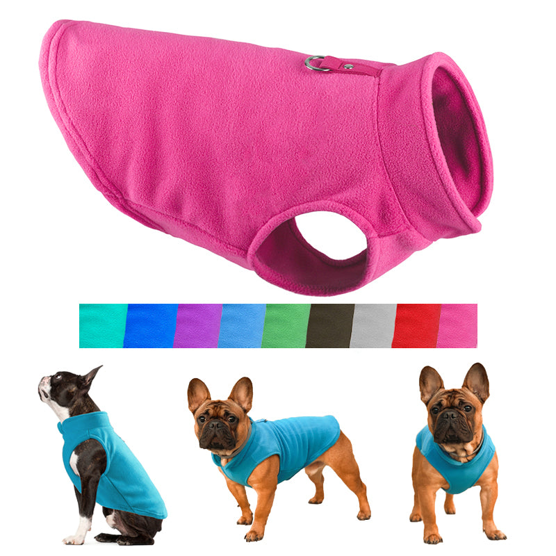 Fido Dog Vest | Warm Fleece, Easy Pullover for French Bulldogs 1