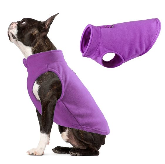 Fido Dog Vest | Warm Fleece, Easy Pullover for French Bulldogs 5