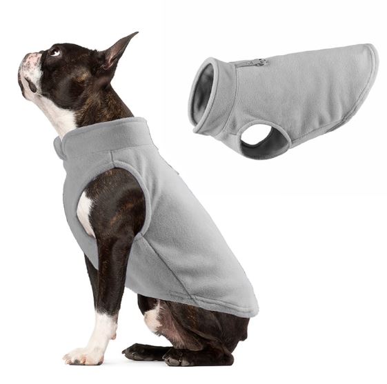 Fido Dog Vest | Warm Fleece, Easy Pullover for French Bulldogs 8