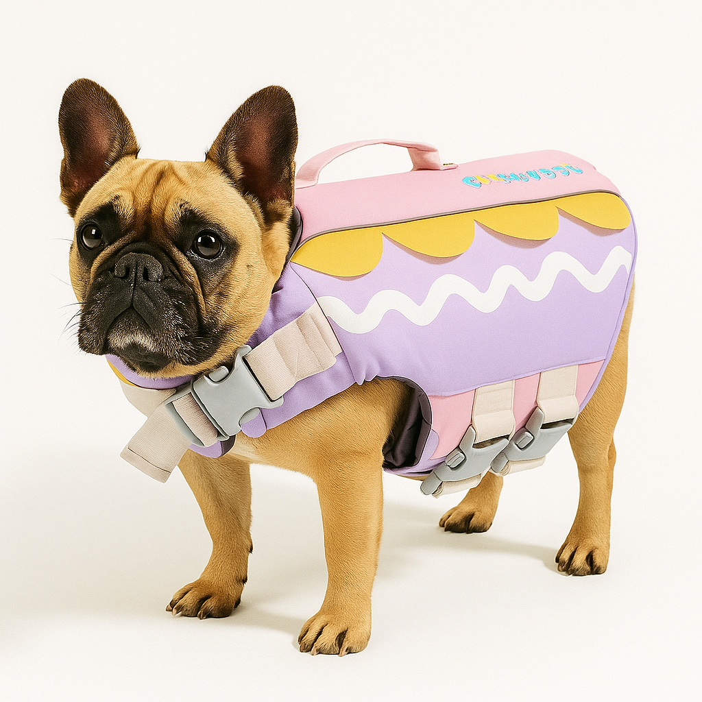 Fido Float Jacket | Dog Life Vest with Anti-Choke Design, Oxford Fabric 1