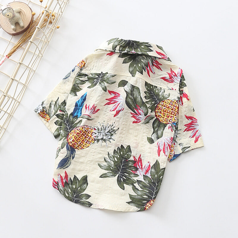 Fido Hawaiian Dog Shirt | Breathable Cotton, Easy Slip-On Design 4