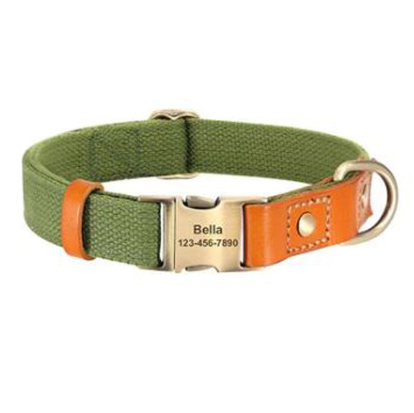 Fido No Pull Dog Harness | Comfortable Nylon with PU Leather Lining, Adjustable Fit 4