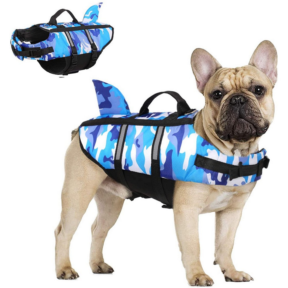 Finn Dog Life Jacket | Adjustable, High-Density Buoyancy Cotton, Reflective Strips 2