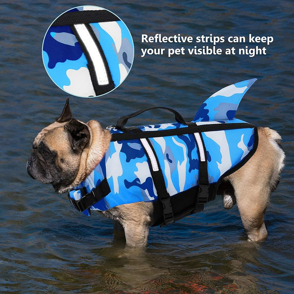 Finn Dog Life Jacket | Adjustable, High-Density Buoyancy Cotton, Reflective Strips 3