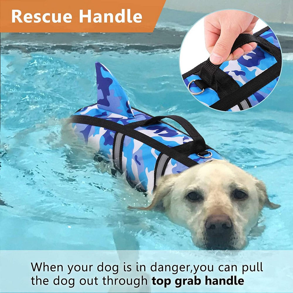Finn Dog Life Jacket | Adjustable, High-Density Buoyancy Cotton, Reflective Strips 4