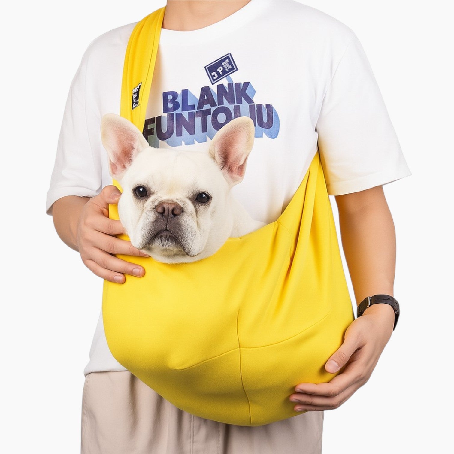 Frenzy Dog Carrier Bag | Ergonomic, Lightweight Sling for Small Dogs 0