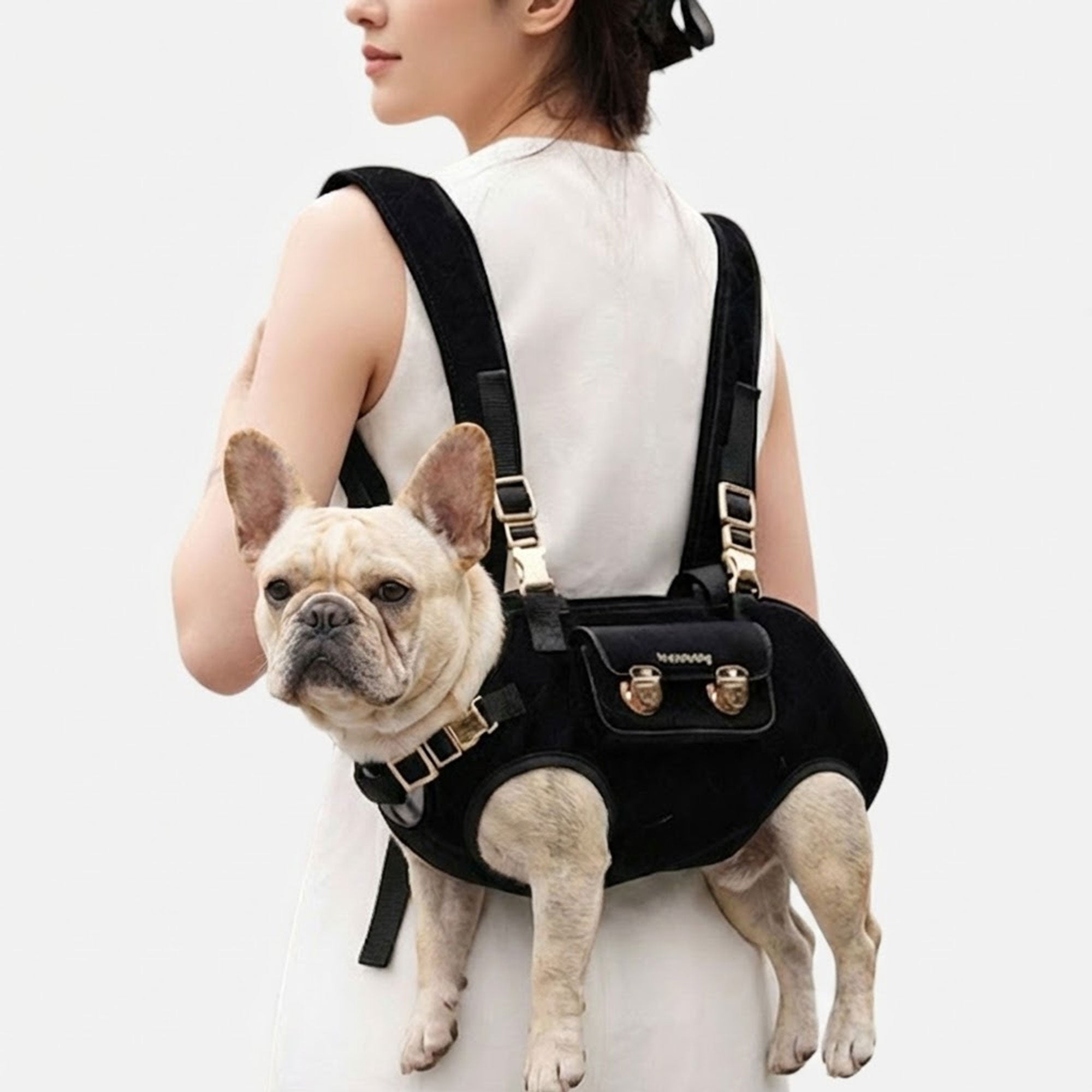 Frenzy Dog Carrier Bag | Ergonomic, Water-Resistant Design for Small Dogs 0
