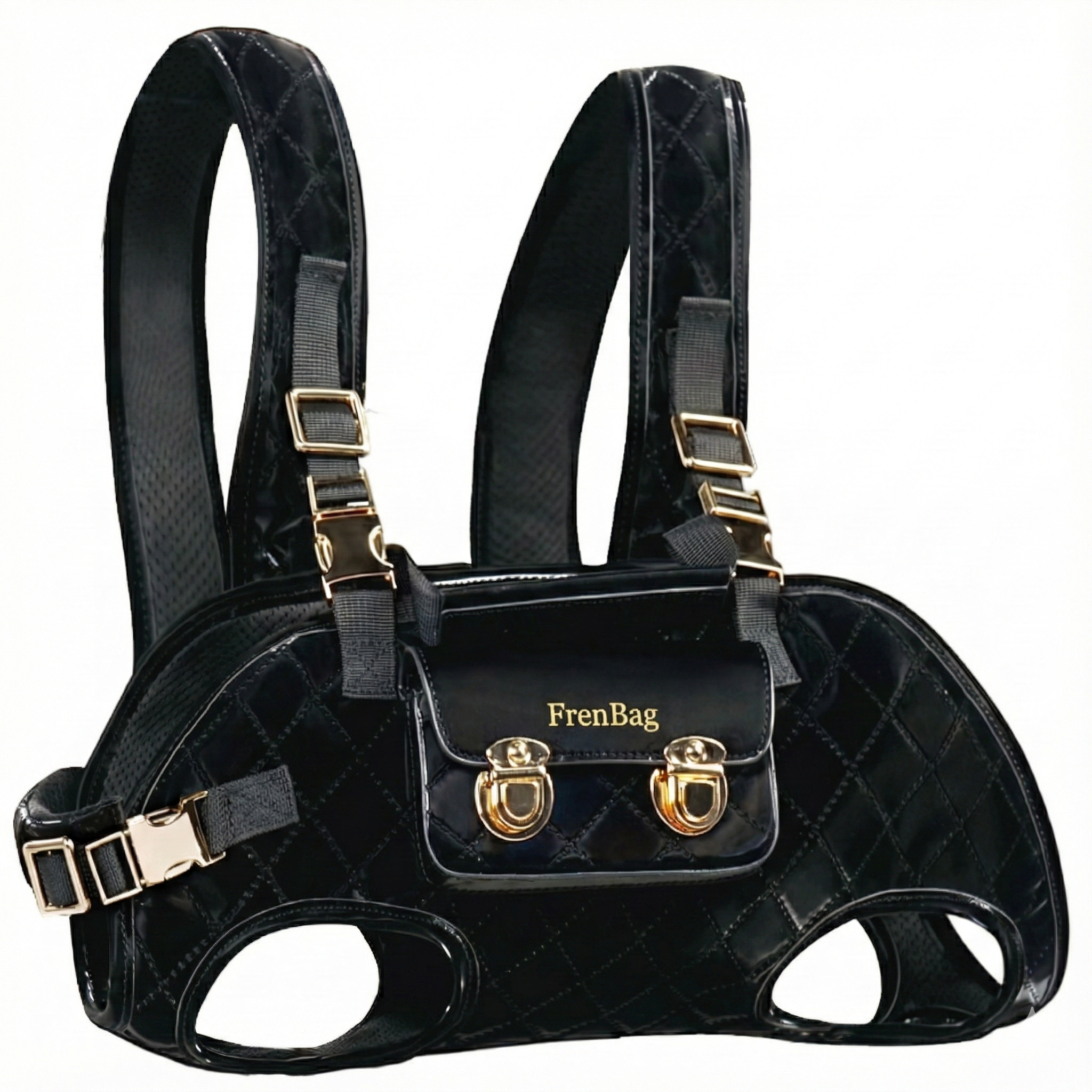 Frenzy Dog Carrier Bag | Ergonomic, Water-Resistant Design for Small Dogs 1