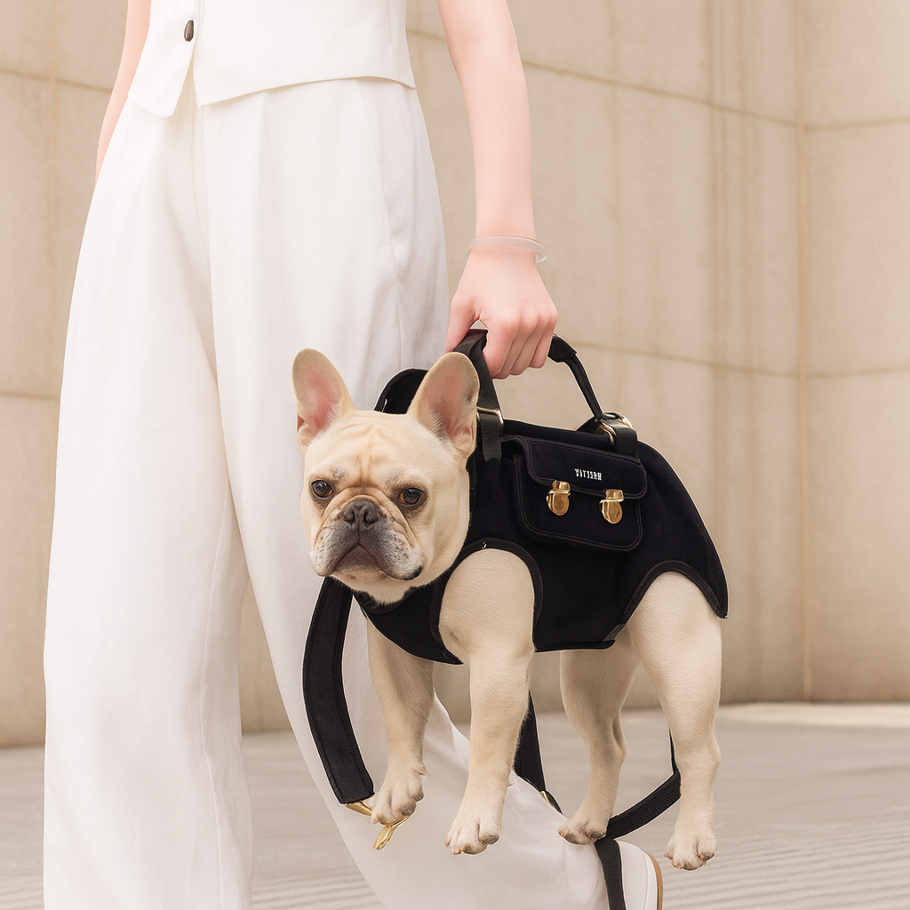 Frenzy Dog Carrier Bag | Ergonomic, Water-Resistant Design for Small Dogs 6
