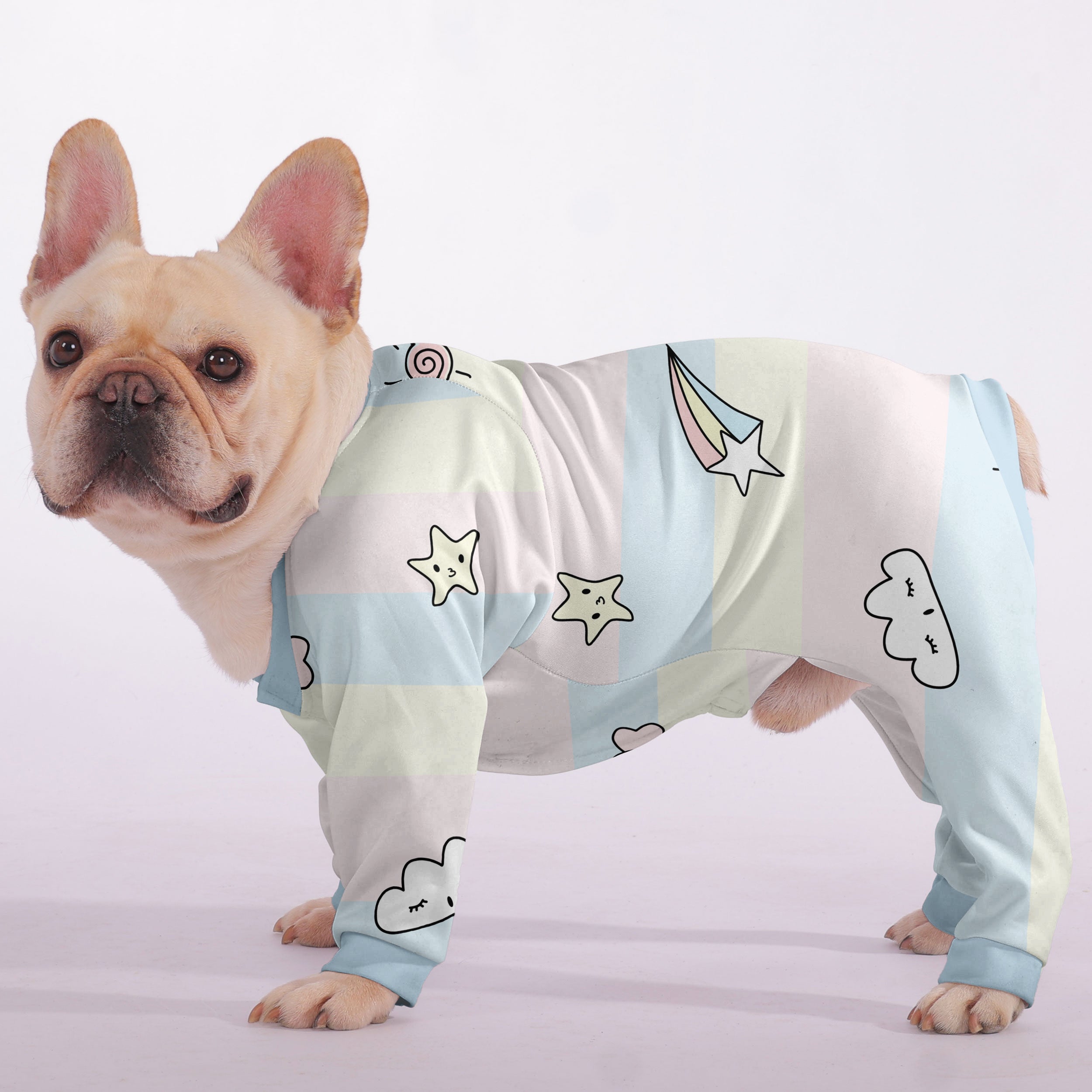 Frodo Dog Pajamas | Soft, Breathable Fabric, Snug Fit for French Bulldogs 4