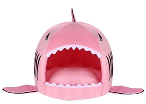 Frodo Shark Dog Bed | Cozy Cave for Small Breeds, Self-Warming Interior 2